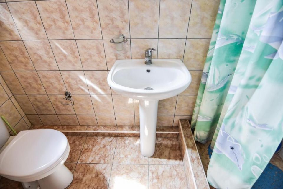 Санузел в стандартных номерах
