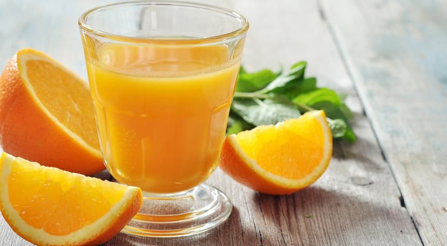 Свежевыжатый апельсиновый сок 