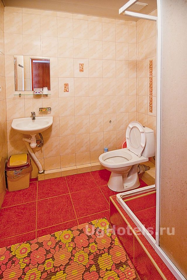 Санузел в номерах Семейный полу-люкс