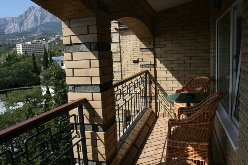 Балкон номера Люкс «Волна» 2-х комнатный 2-х местный (4 этаж), корп. Рубикон